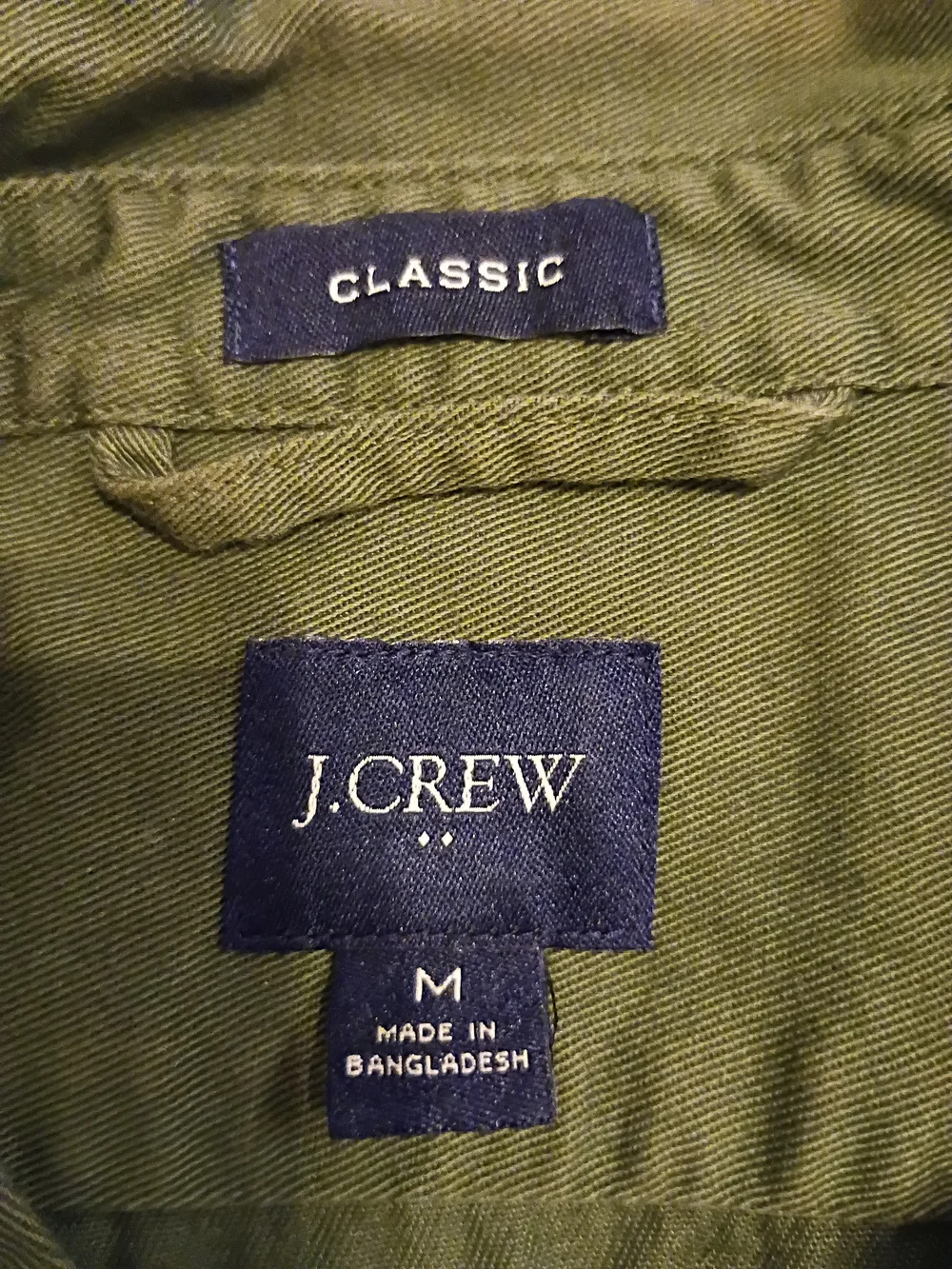J. Crew classic button